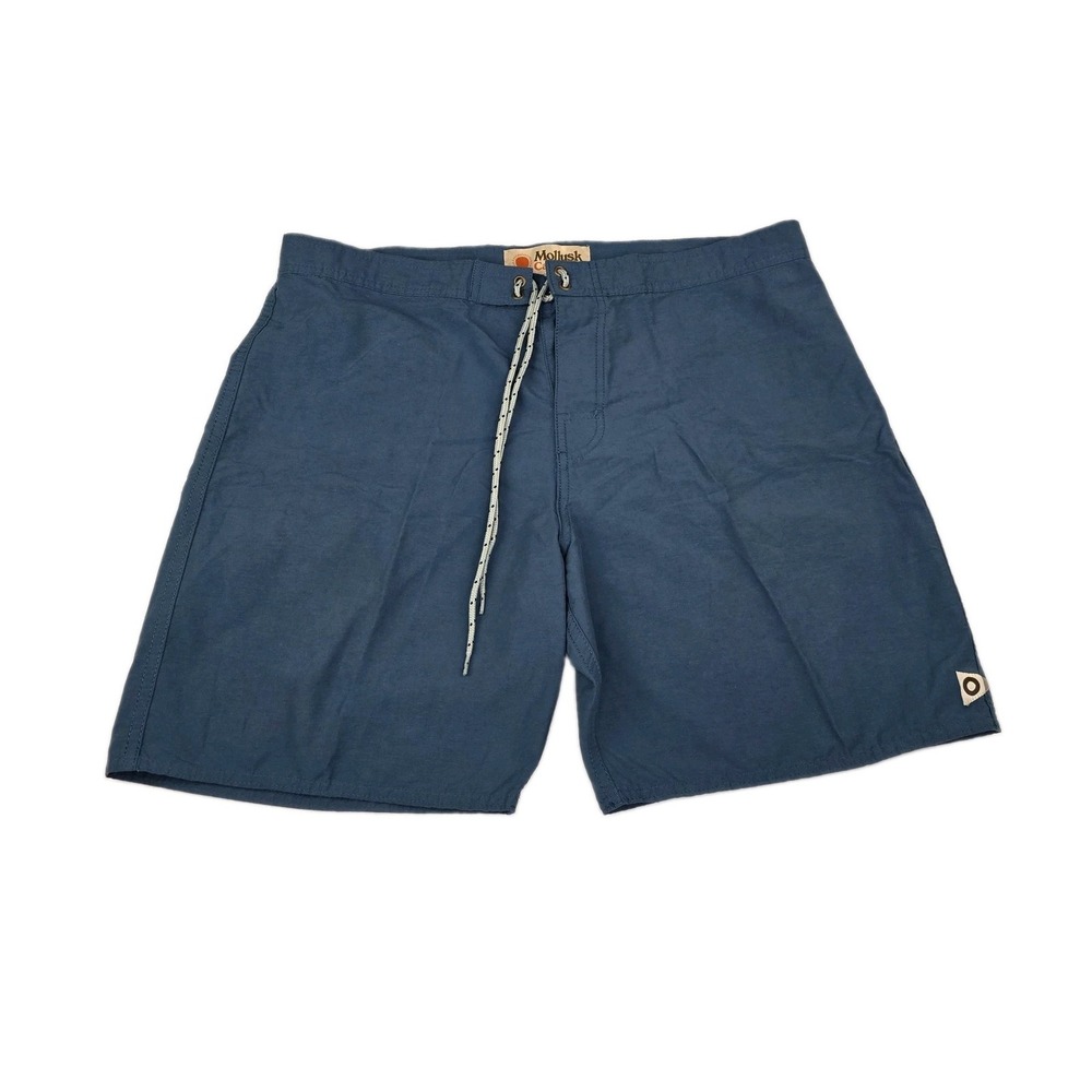 Mollusk Board Shorts Mens 36 Red Swim Trunks California Surf Swimwear Pocket